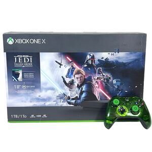 Microsoft Xbox One X 1TB Star Wars Jedi: Fallen Order Console Deluxe Edition